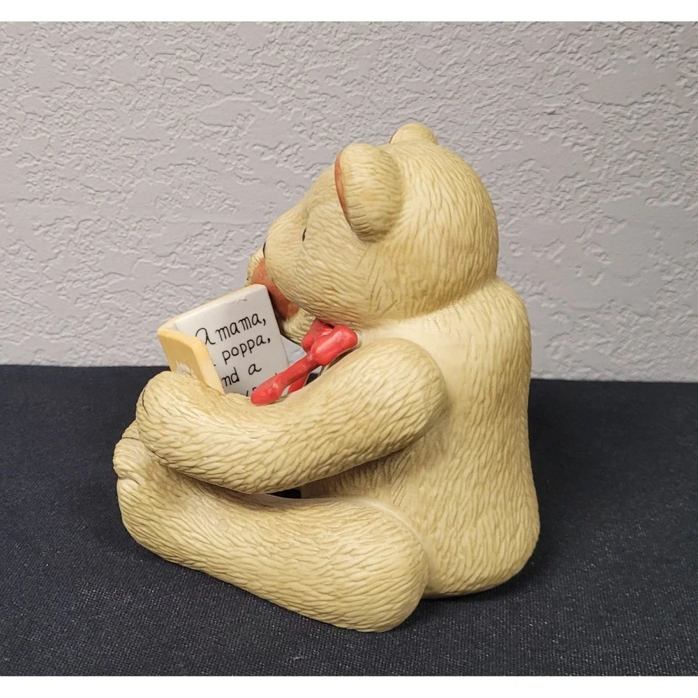 Vintage 1983–1984 Gunderbear by Gund Ceramic Teddy Bear Figurine